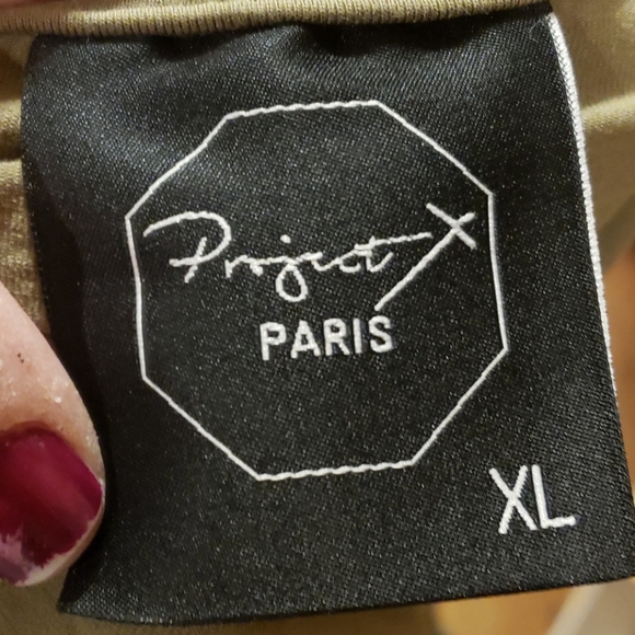 Project x paris olive green short sleeve tshirt - Picture 6 of 7